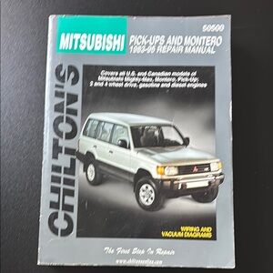 Chiltons Repair Mitsubishi Pick-Ups and Montero 1983-1995 DIY Maintenance